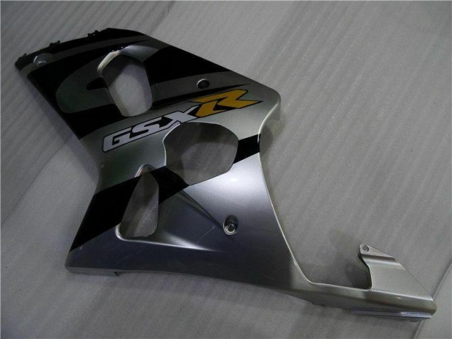 Carenagem Moto GSXR 1000 K1 00-02 - Prata Preto