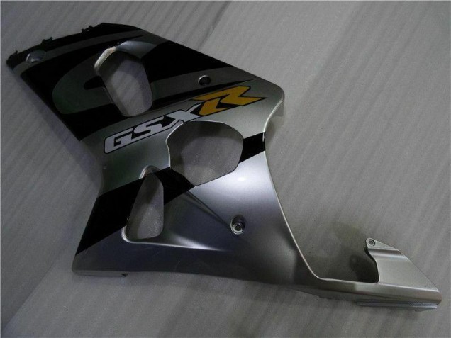 Carenagem Moto GSXR 1000 K1 00-02 - Prata Preto