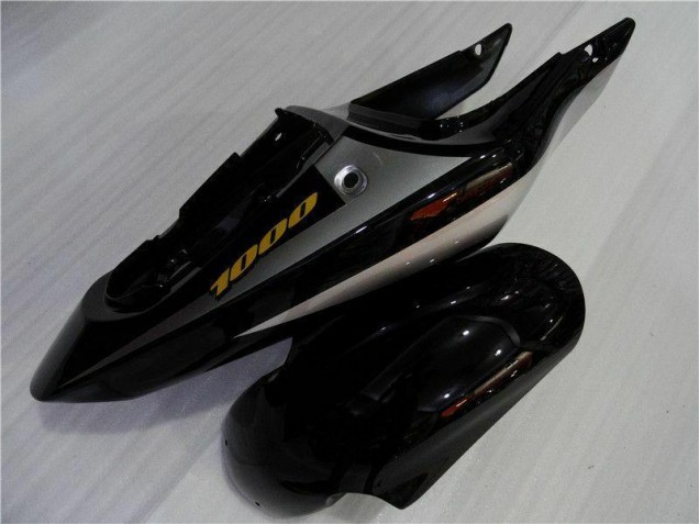 Carenagem Moto GSXR 1000 K1 00-02 - Prata Preto