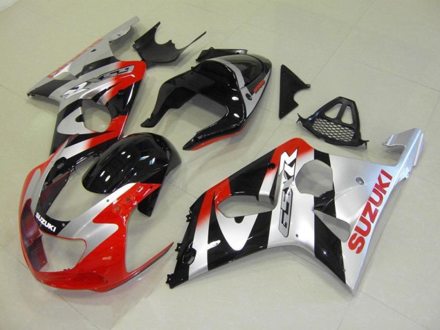 Carenagem Moto GSXR 1000 K1 00-02 - Vermelho Prata Carenagem Moto GSXR 1000 K1 00-02 - Vermelho Prata