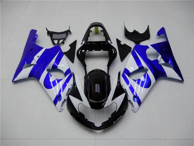 Carenagem Moto GSXR 1000 K3 03-04 - Azul Branco