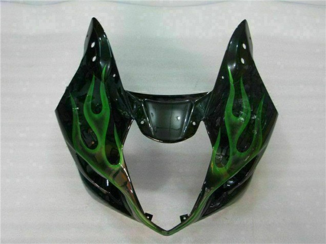 Carenagem Moto GSXR 1000 K3 03-04 - Verde Preto