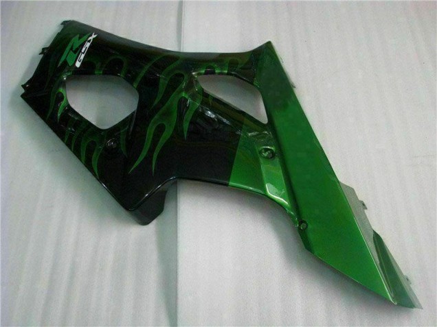 Carenagem Moto GSXR 1000 K3 03-04 - Verde Preto