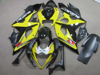 Carenagem Moto GSXR 1000 K5 05-06 - Preto Amarelo