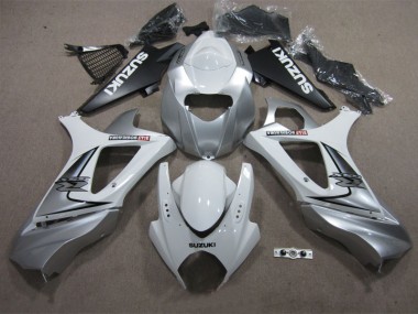 Carenagem Moto GSXR 1000 K7 07-08 - Branco Prata