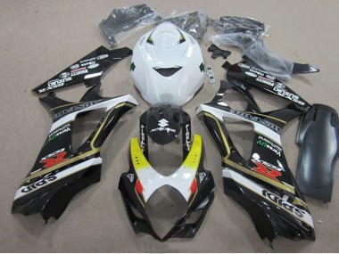 Carenagem Moto GSXR 1000 K7 07-08 - Preto Branco
