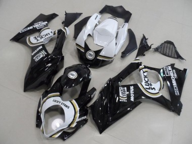 Carenagem Moto GSXR 1000 K7 07-08 - Preto Lucky Strike