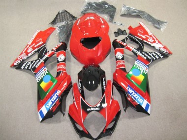Carenagem Moto GSXR 1000 K7 07-08 - Vermelho Preto