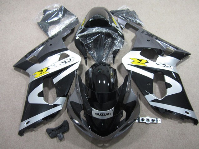 Carenagem Moto GSXR 600 K1 K2 K3 01-03 - Preto Branco Carenagem Moto GSXR 600 K1 K2 K3 01-03 - Preto Branco