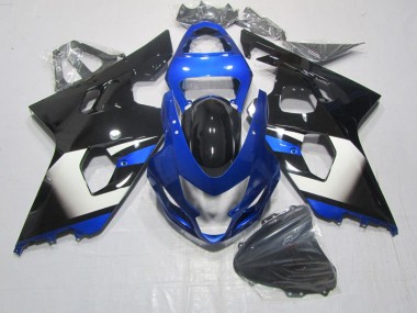 Carenagem Moto GSXR 600 K4 04-05 - Preto Azul