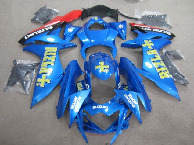 Carenagem Moto GSXR 750 K11 11-21 - Azul Amarelo Rizla Carenagem Moto GSXR 750 K11 11-21 - Azul Amarelo Rizla