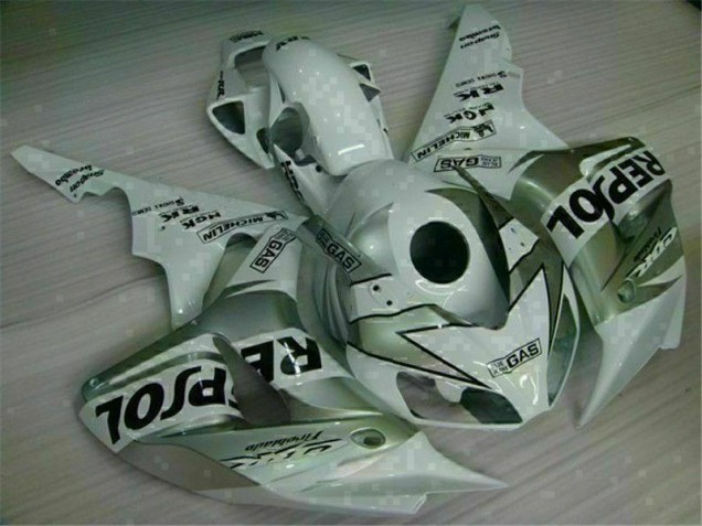 Carenagem Moto & Plástico Moto CBR 1000RR 04-05 - Prata Repsol Carenagem Moto & Plástico Moto CBR 1000RR 04-05 - Prata Repsol