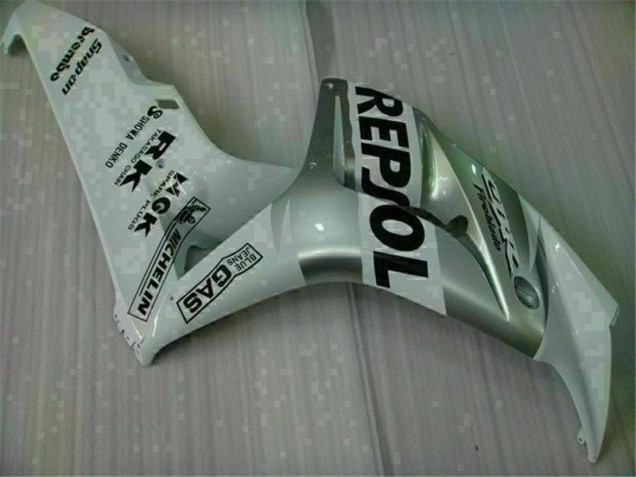Carenagem Moto & Plástico Moto CBR 1000RR 04-05 - Prata Repsol Carenagem Moto & Plástico Moto CBR 1000RR 04-05 - Prata Repsol