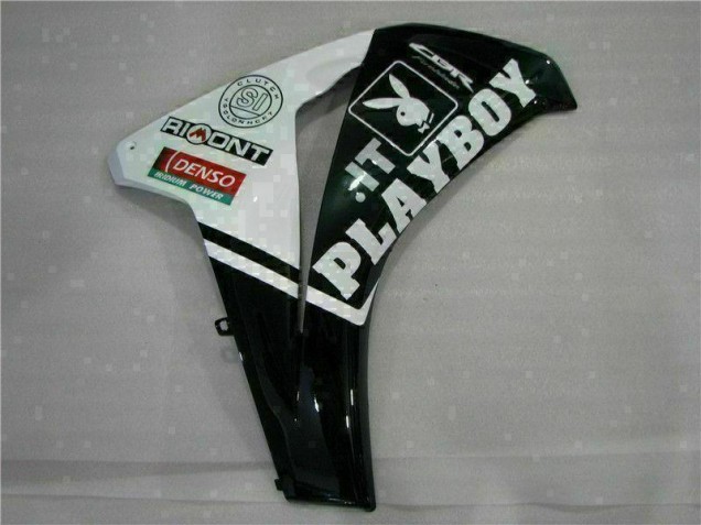 Carenagem Moto & Plástico Moto CBR 1000RR 08-11 - Branco Preto Playboy Carenagem Moto & Plástico Moto CBR 1000RR 08-11 - Branco Preto Playboy