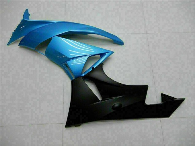 Carenagem Moto & Plástico Moto ZX6R 13-18 - Azul Preto Carenagem Moto & Plástico Moto ZX6R 13-18 - Azul Preto