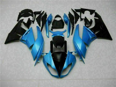 Carenagem Moto & Plástico Moto ZX6R 13-18 - Azul Preto