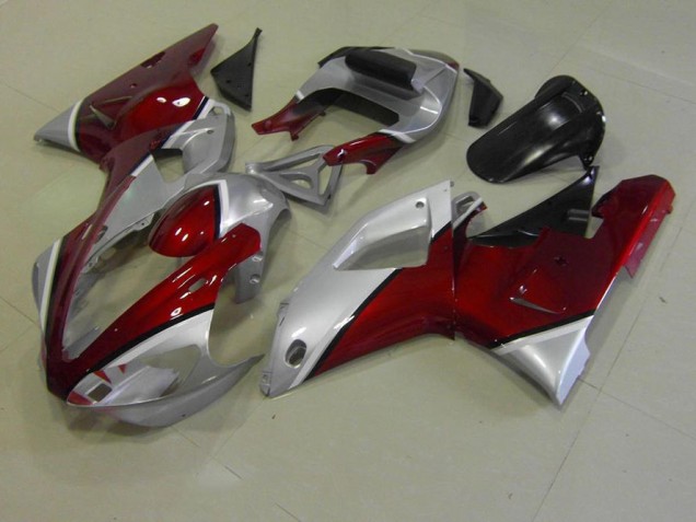 Carenagem Moto R1 00-01 - Vermelho & Prata Carenagem Moto R1 00-01 - Vermelho & Prata