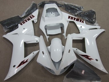 Carenagem Moto R1 02-03 - Branco Preto