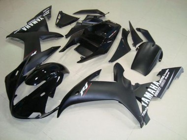 Carenagem Moto R1 02-03 - Preto Fosco Branco