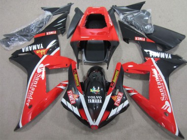 Carenagem Moto R1 02-03 - Vermelho Preto Santander