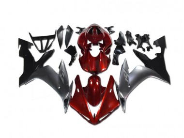 Carenagem Moto R1 04-06 - Vermelho Cinzento Preto