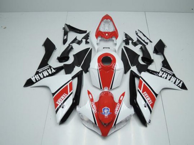 Carenagem Moto R1 07-08 - Fábrica Vermelho Branco Carenagem Moto R1 07-08 - Fábrica Vermelho Branco