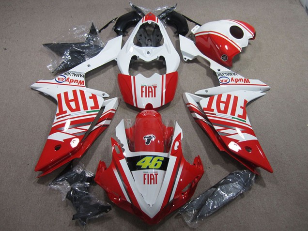 Carenagem Moto R1 07-08 - Vermelho Branco Fiat 46 Carenagem Moto R1 07-08 - Vermelho Branco Fiat 46