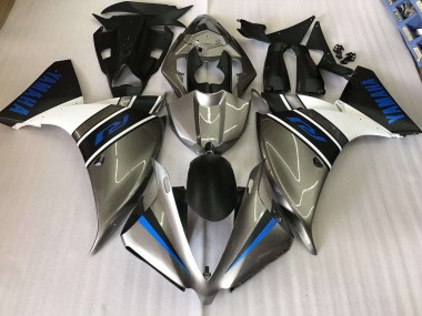 Carenagem Moto R1 09-11 - Prata Azul
