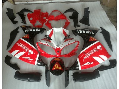 Carenagem Moto R1 09-11 - Vermelho Branco & Preto Graphic