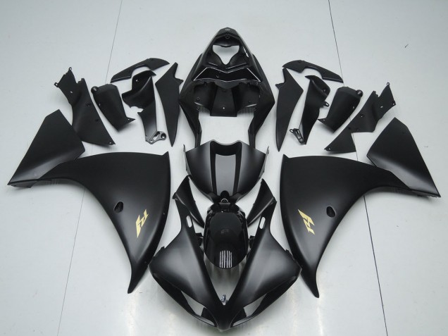Carenagem Moto R1 12-14 - Preto Fosco Adesivo