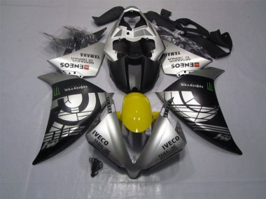 Carenagem Moto R1 12-14 - Preto Prata Iveco Yamalube Monster