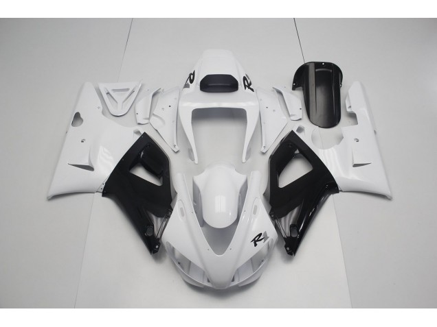 Carenagem Moto R1 98-99 - Branco Pérola Preto Carenagem Moto R1 98-99 - Branco Pérola Preto