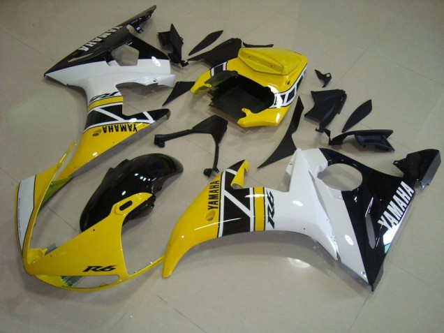 Carenagem Moto R6 03-05 - Amarelo Aniversário