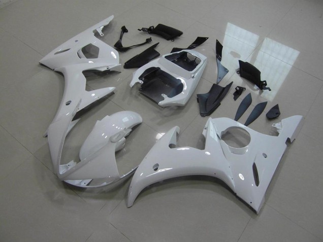 Carenagem Moto R6 03-05 - Branco Sem Decalques
