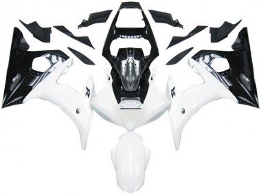 Carenagem Moto R6 03-05 - Preto Branco