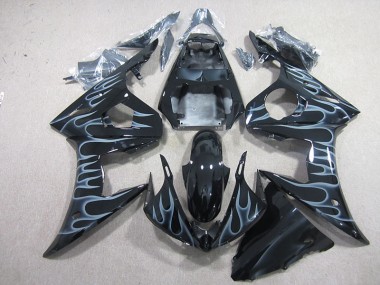 Carenagem Moto R6 03-05 - Preto & Chama
