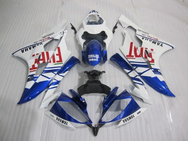 Carenagem Moto R6 06-07 - Azul Branco Fiat