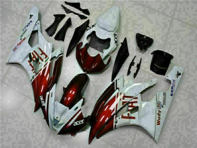 Carenagem Moto R6 06-07 - Castanho Branco