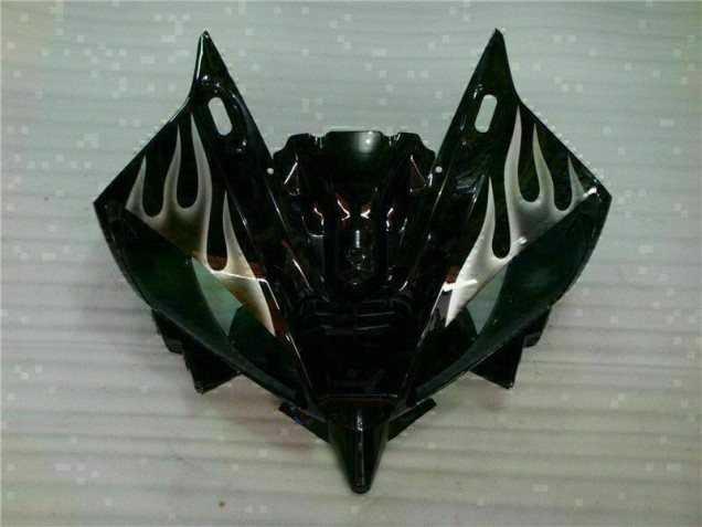 Carenagem Moto R6 06-07 - Prata Chama Preto