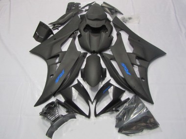 Carenagem Moto R6 06-07 - Preto Azul Decalque