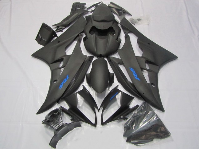 Carenagem Moto R6 06-07 - Preto Azul Decalque