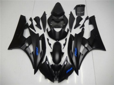 Carenagem Moto R6 06-07 - Preto Azul