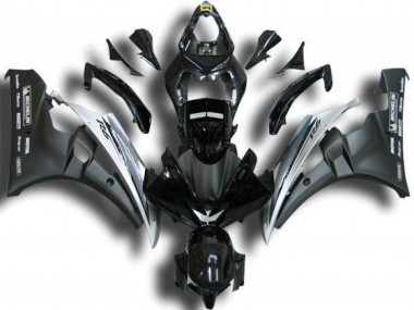 Carenagem Moto R6 06-07 - Preto Branco