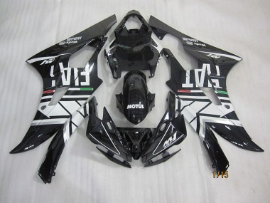 Carenagem Moto R6 06-07 - Preto Branco Motul Fiat