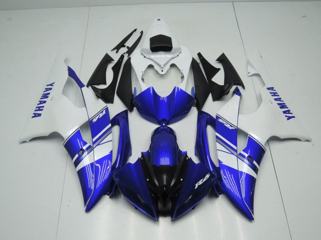 Carenagem Moto R6 08-16 - Azul Branco Estilo OEM Carenagem Moto R6 08-16 - Azul Branco Estilo OEM