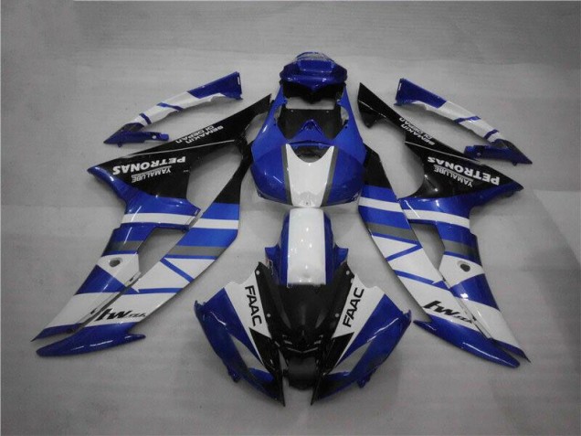 Carenagem Moto R6 08-16 - Azul Branco FAAC