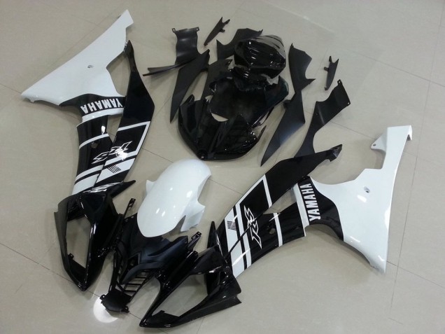 Carenagem Moto R6 08-16 - Branco & Preto