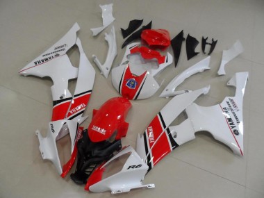 Carenagem Moto R6 08-16 - Vermelho Branco Estilo OEM