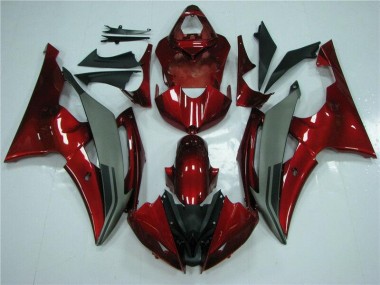 Carenagem Moto R6 08-16 - Vermelho Cinzento