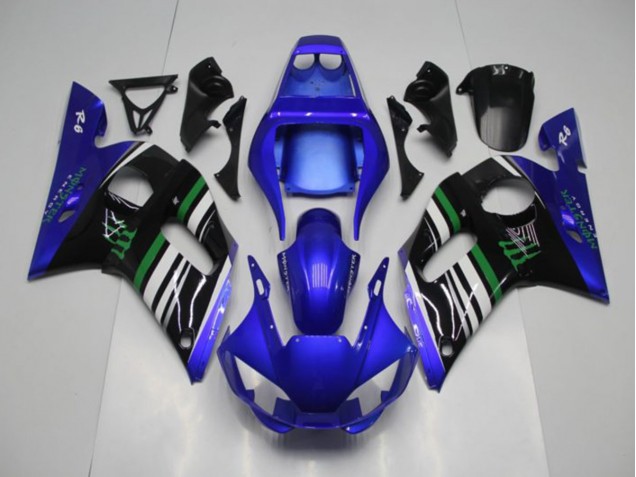 Carenagem Moto R6 98-02 - Azul Monster